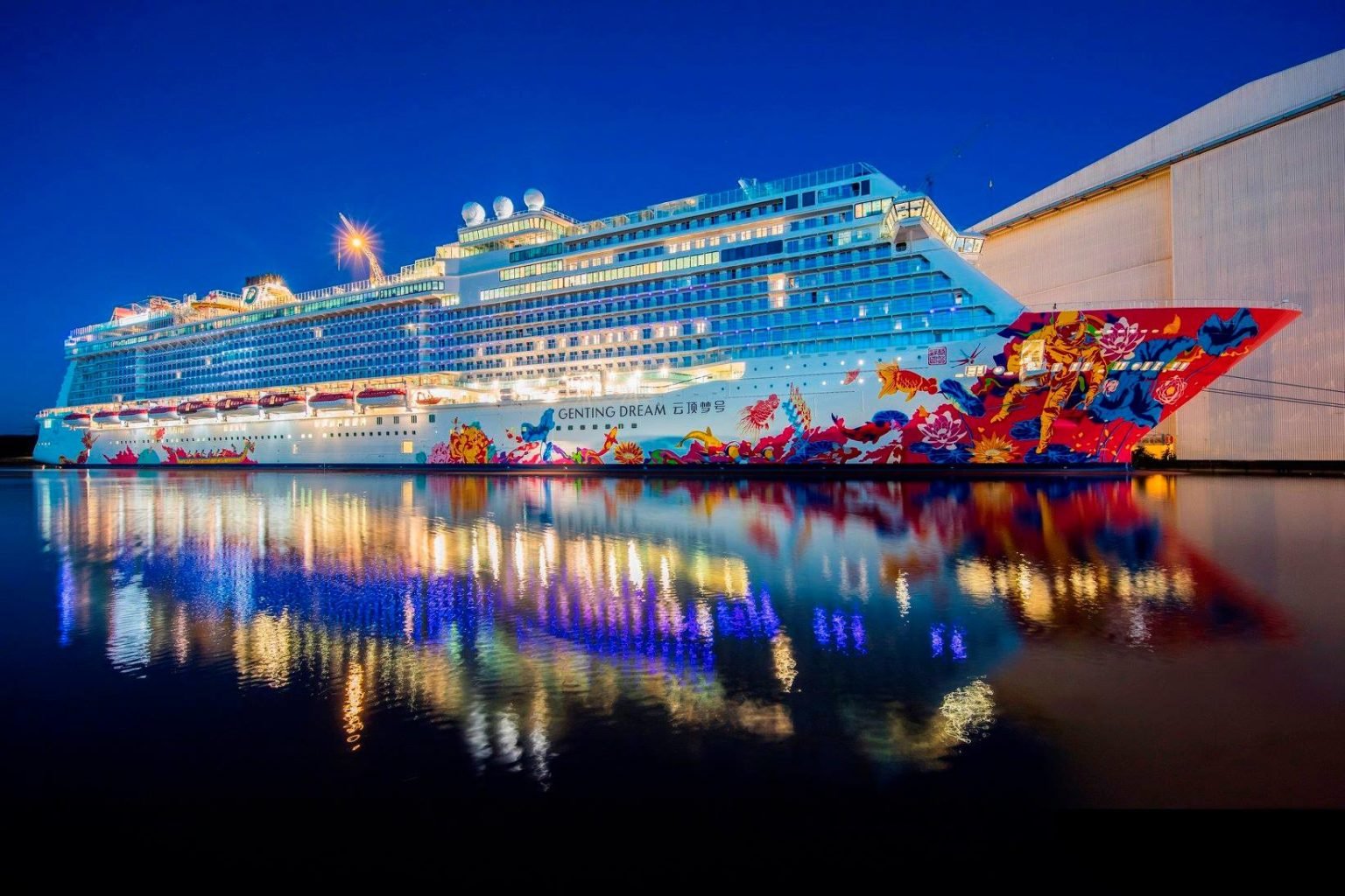 genting dream cruise ship location